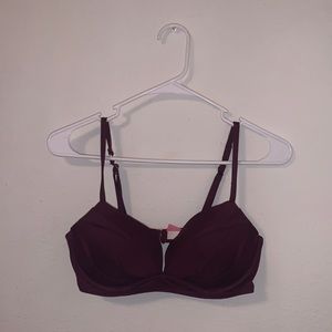Victoria secret bathing suit top - corset fit maroon purple